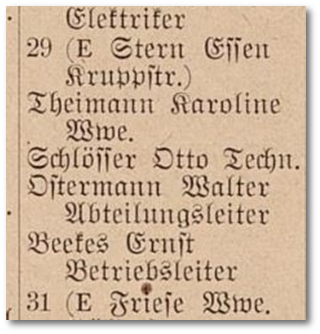 Adressbuch Gelsenkirchen. Ausgabe 1939, Gelsenkirchen, H�ttweg 29