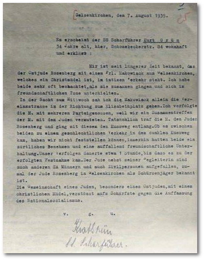 Aussage des SS-Scharführeres Kurt Grün