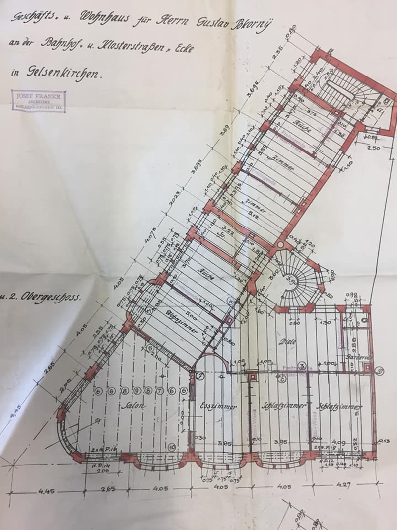 Bauplan Bahnhofstrasse 22, Ecke Klosterstrasse Bauplan Bahnhofstrasse 22, Ecke Klosterstrasse