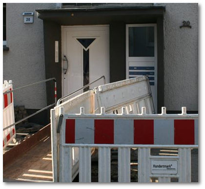 Baustelle Poststr.: Stolpersteine gesichert und eingelagert