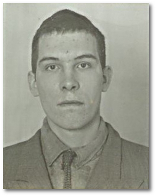 Erkennungsdienstliche Aufnahme von Charles Ganty, 1943 (Bundesarchiv R 3017/37795)