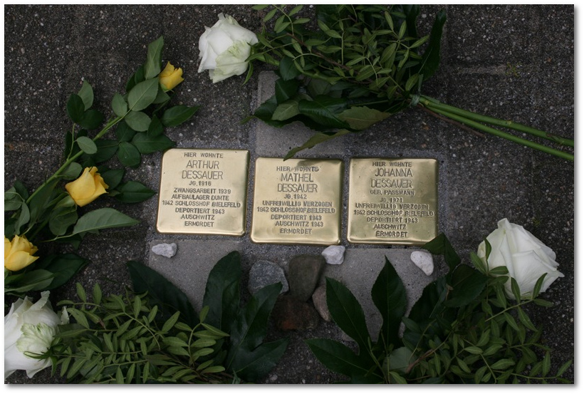 Stolpersteine Gelsenkirchen - Familie Arthur Dessauer