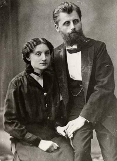Ehepaar Alfred und Margarete Zingler, 1918