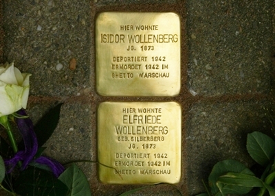 Stolpersteine erinnern in Gelsenkirchen an das Ehepaar Wollenberg