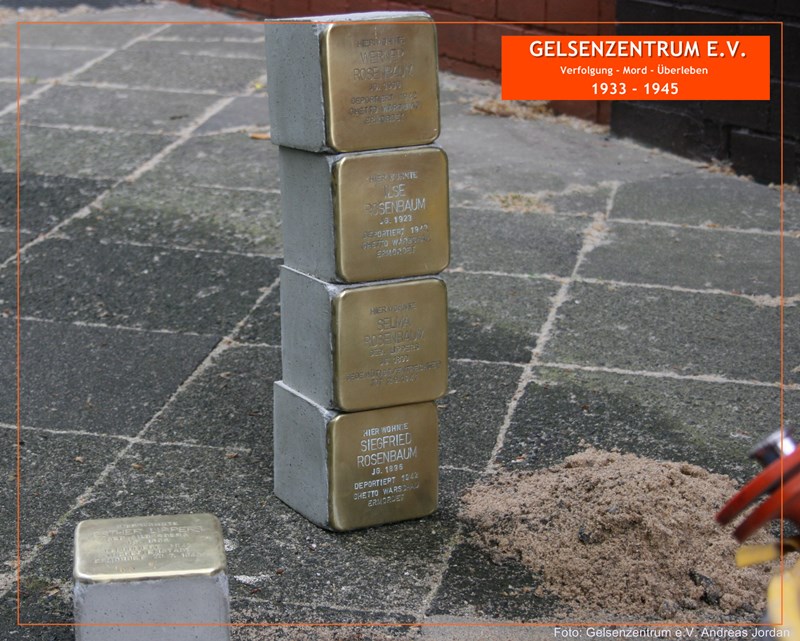 Deportation Gelsenkirchener Juden nach Warschau.