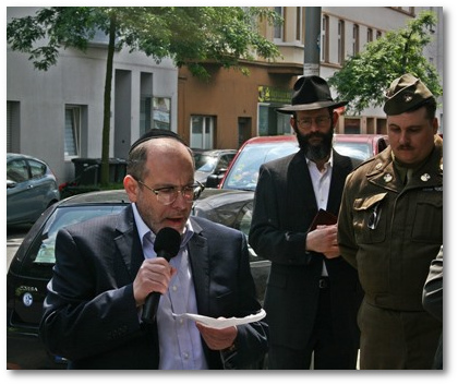 Stolpersteine in Gelsenkirchen fr das Ehepaar Josef und  Lea Issler