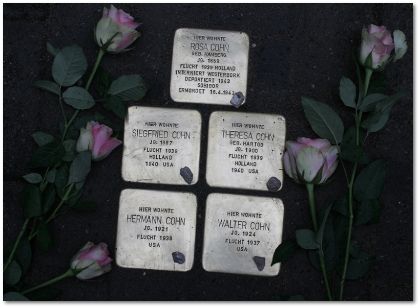 Stolpersteine Gelsenkirchen - Familie Siegfried Cohn