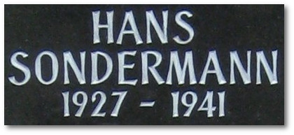 Grabsteininschrift auf dem jdischen Friedhof in ckendorf