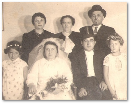 Hochzeit von Josef Issler und Lea Franzblau