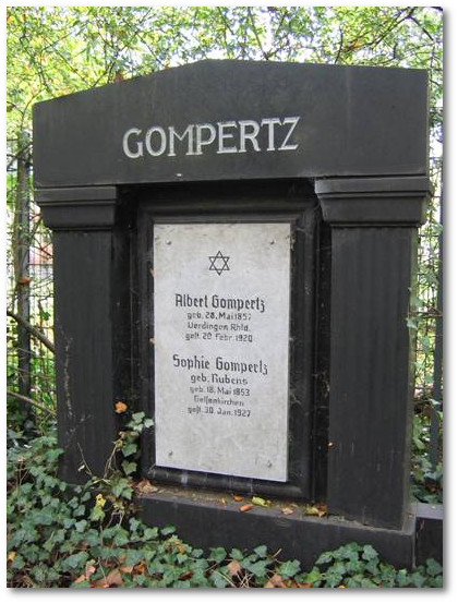 Alter Jüdischen Friedhof an der Wanner Strasse/Oskarstrasse in Gelsenkirchen