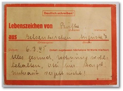 Lebenszeichen aus dem Frauenlager Elben