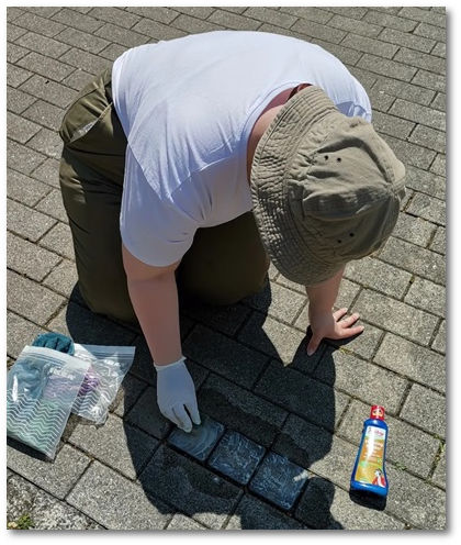 Viele Stolpersteine in Gelsenkirchen glnzen wieder (Foto: Liberating Gelsenkirchen)