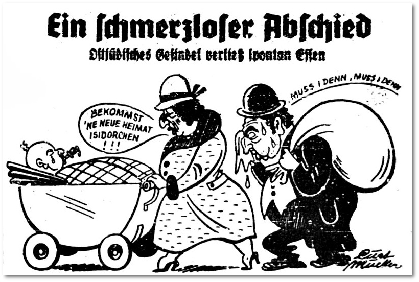 Nazi-Propaganda in der National-Zeitung (Essen) vom  29.10.1938)
