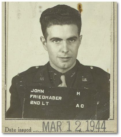 Pilot John 'Jack' Friedhaber