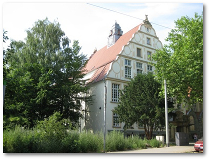 Heutiges Grillo-Gymnasium in Gelsenkirchen, dass damalige Realgymnasium. Hier wurden Jungen unterrichtet, Mädchen gingen auf das Lyzeum.