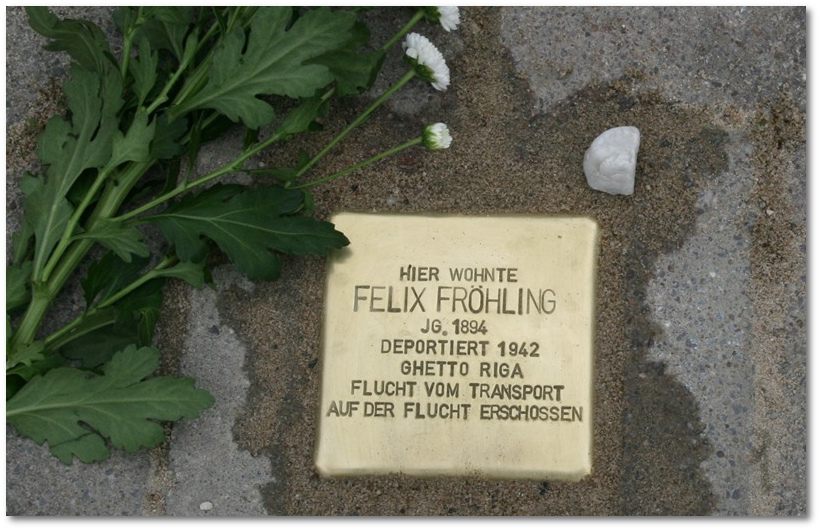 Stolpersteine Gelsenkirchen - Felix Frhling