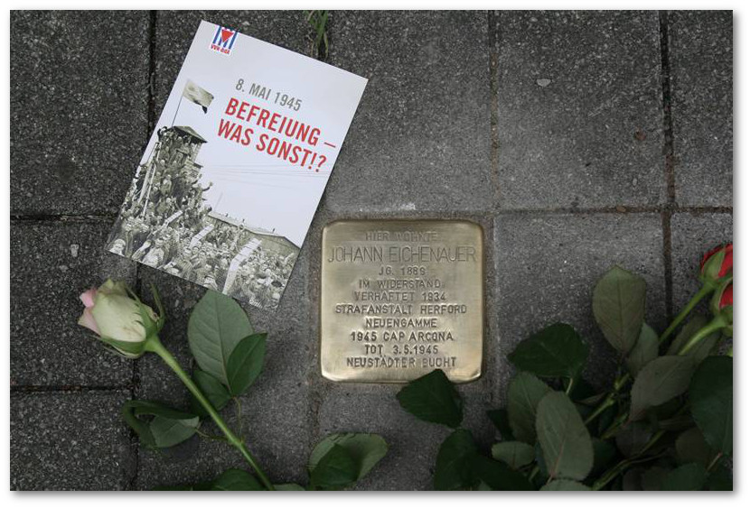 Stolpersteine Gelsenkirchen - Johann Eichenauer