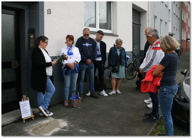 Stolpersteine Franz, Marta, geb. Braun, Oskar, Rolf Nathan