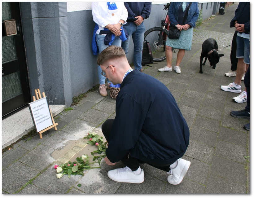 Stolpersteine  f�r Familie Franz Nathan