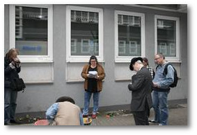 Stolpersteine Gelsenkirchen - Stolpersteine fr Ehepaar Rabbiner Dr. Siegfried u. Rosalia Elise Galliner