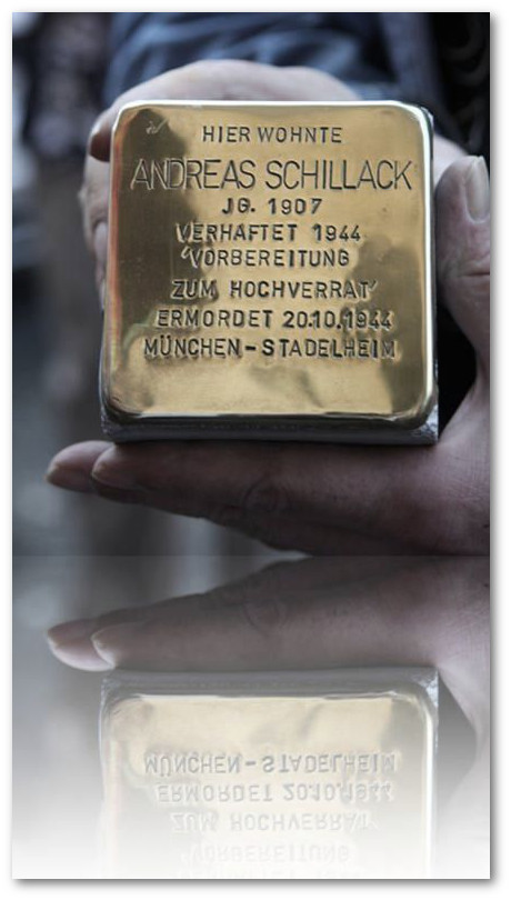 Stolpersteine - Erinnerung an Leidenswege