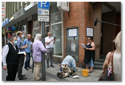 Stolpersteine Gelsenkirchen - Familie Hermann Heymann