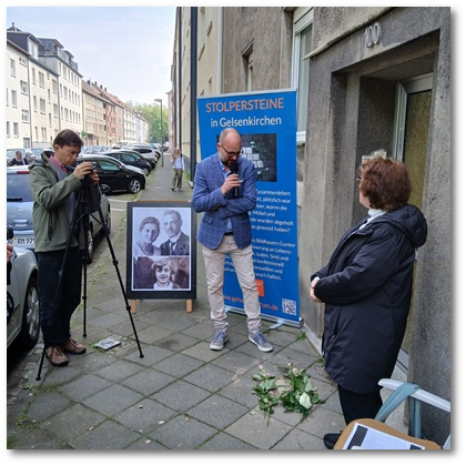 Stolpersteinverlegung fr Familie Alfred Heymann in Gelsenkirchen-Schalke