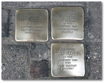 Umbau Bochumer Strasse - Stolpersteine mssen zuvor gesichert werden