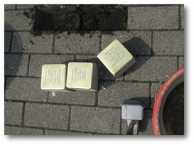 Stolpersteine Gelsenkirchen - Familie Dr. Erich, Anne und Claus Caro