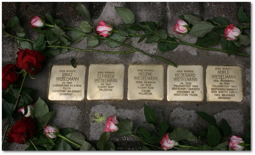 Stolpersteine Gelsenkirchen - Familie Ignaz Wieselmann