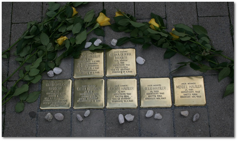 Stolpersteine Gelsenkirchen - Familie Sacher Husler