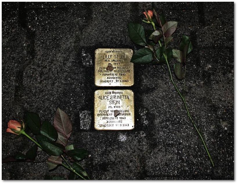 Stolpersteine Gelsenkirchen - Lilly u. Alice Brunetta Stein