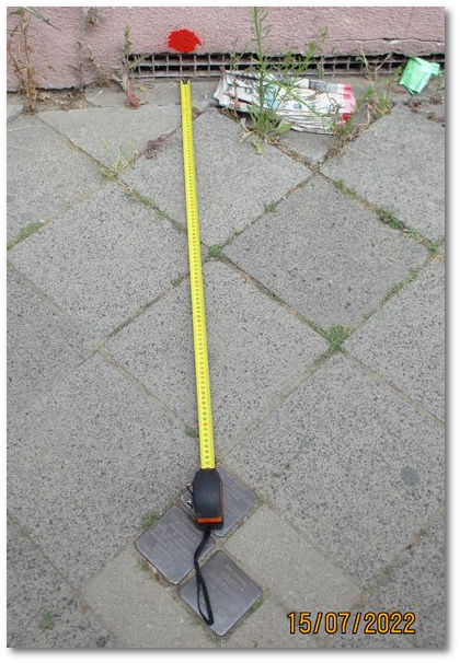 Bauarbeiten: Stadt Gelsenkirchen lagert Stolpersteine vorrbergehend ein
