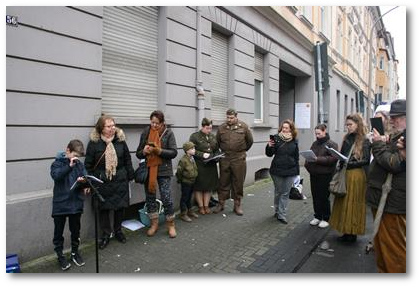 Stolpersteinverlegung fr Familie Hendryk Matuszak in Gelsenkirchen