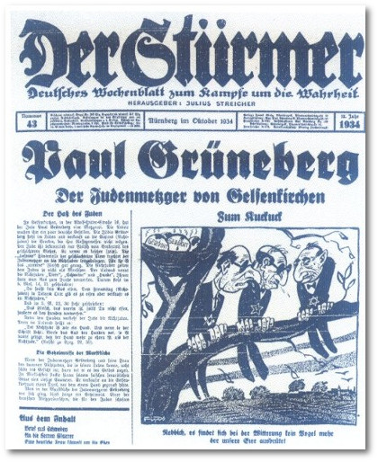 Antisemitisches Hetzblatt: Der Stuermer