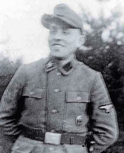 Christian Tippmann in Uniform der SS