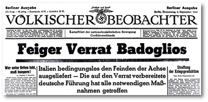 Vlkischer Beobachter, Ausgabe vom 9. September 1943